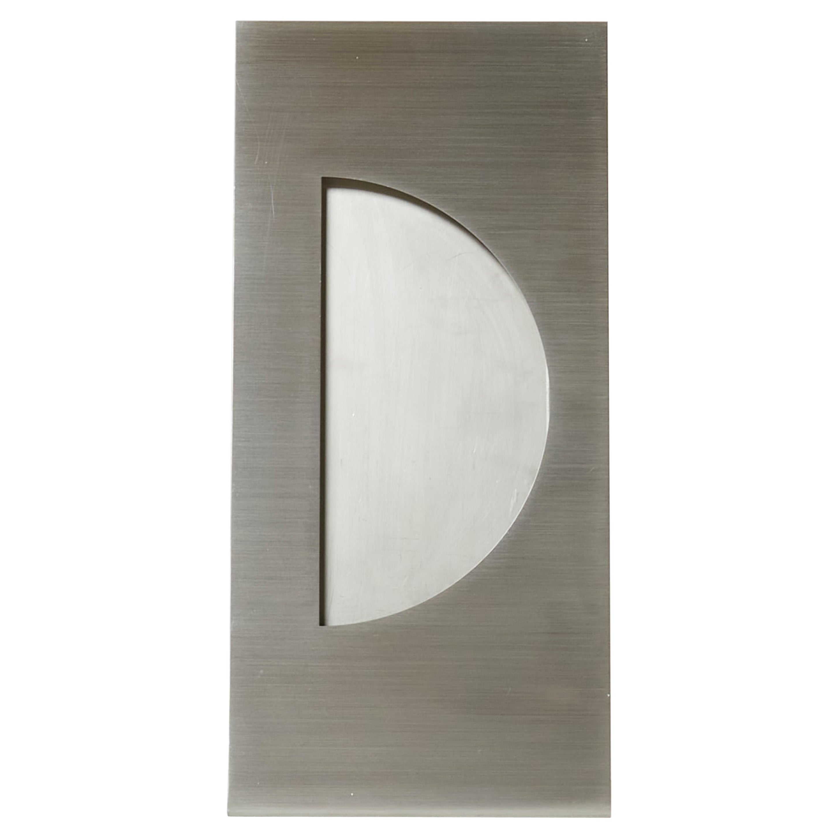 Gabriella Crespi for Christian Dior Brushed Steel Picture Frame, 1970