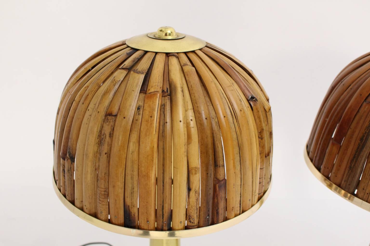 Mid-Century Modern Gabriella Crespi Fungo Table Lamps from the Rising Sun Series, 1973, Italy