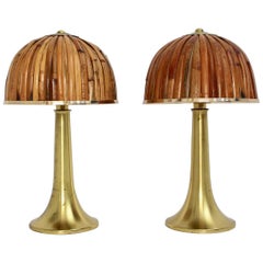 Lampade da tavolo Gabriella Crespi Fungo della serie Rising Sun, 1973, Italia
