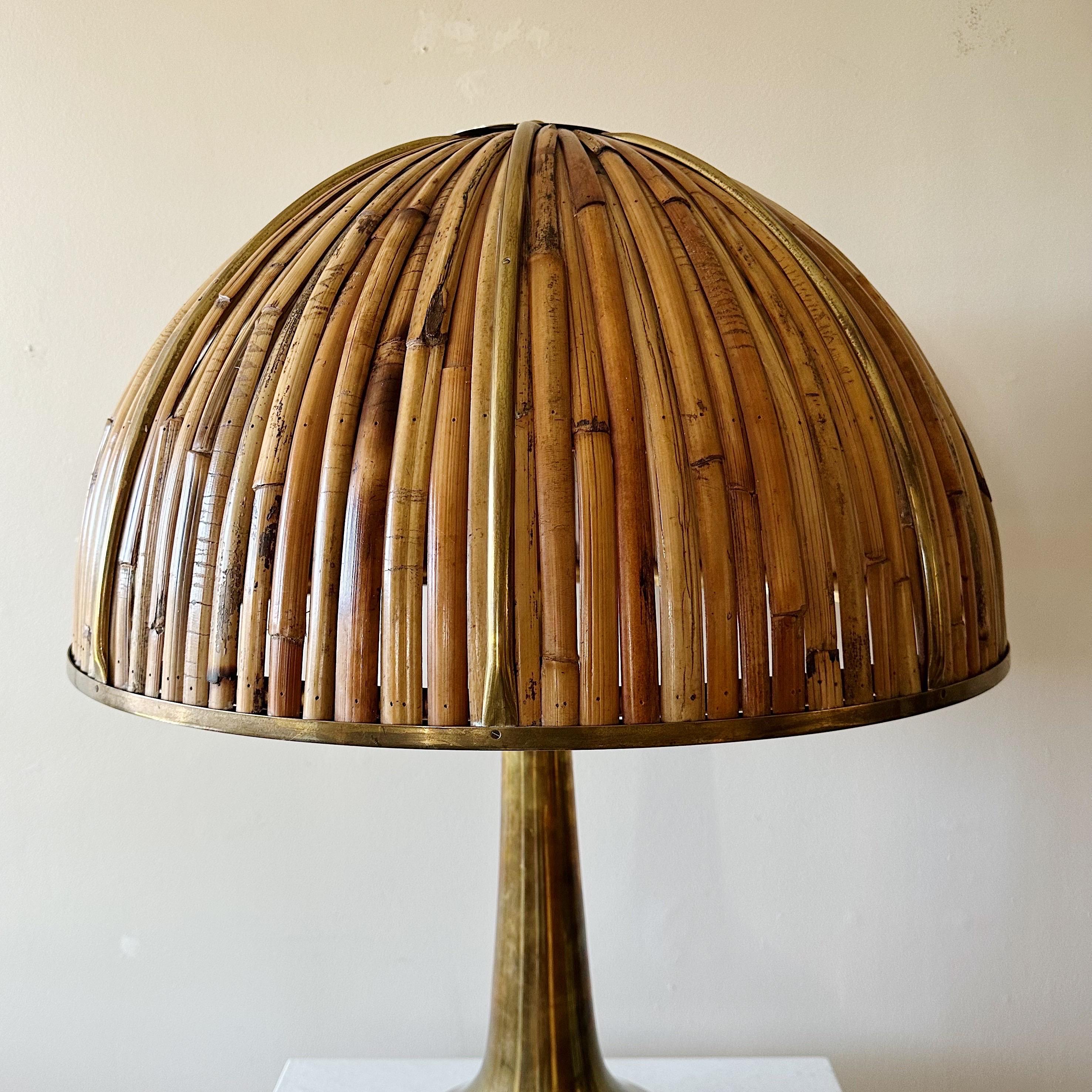 Gabriella Crespi Large Fungo Table Lamp, Rising Sun Series, 1973, Italy For Sale 2