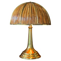 Vintage Gabriella Crespi Large Fungo Table Lamp, Rising Sun Series, 1973, Italy