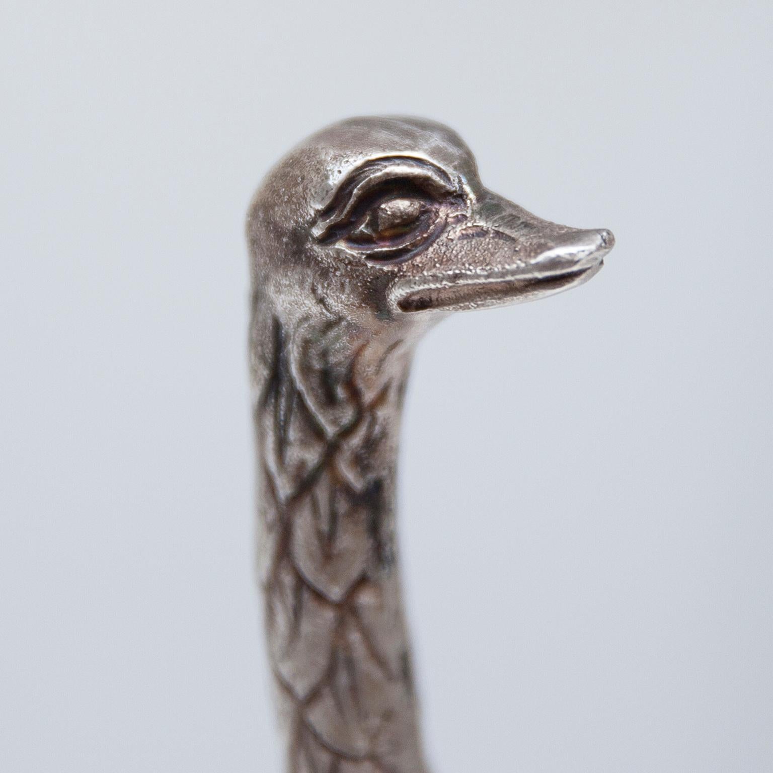 Late 20th Century Gabriella Crespi Ostrich Sculpture, Italy, 1970