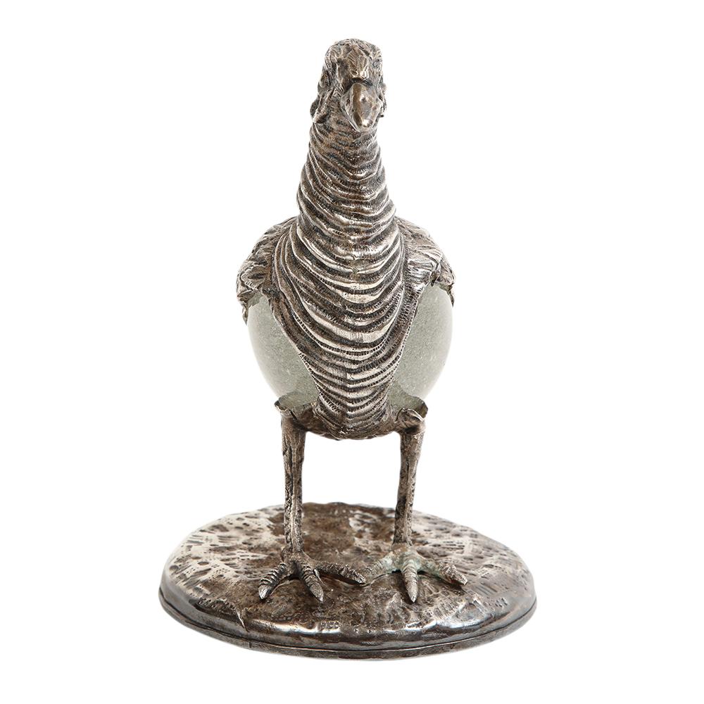 brass pheasant figurine