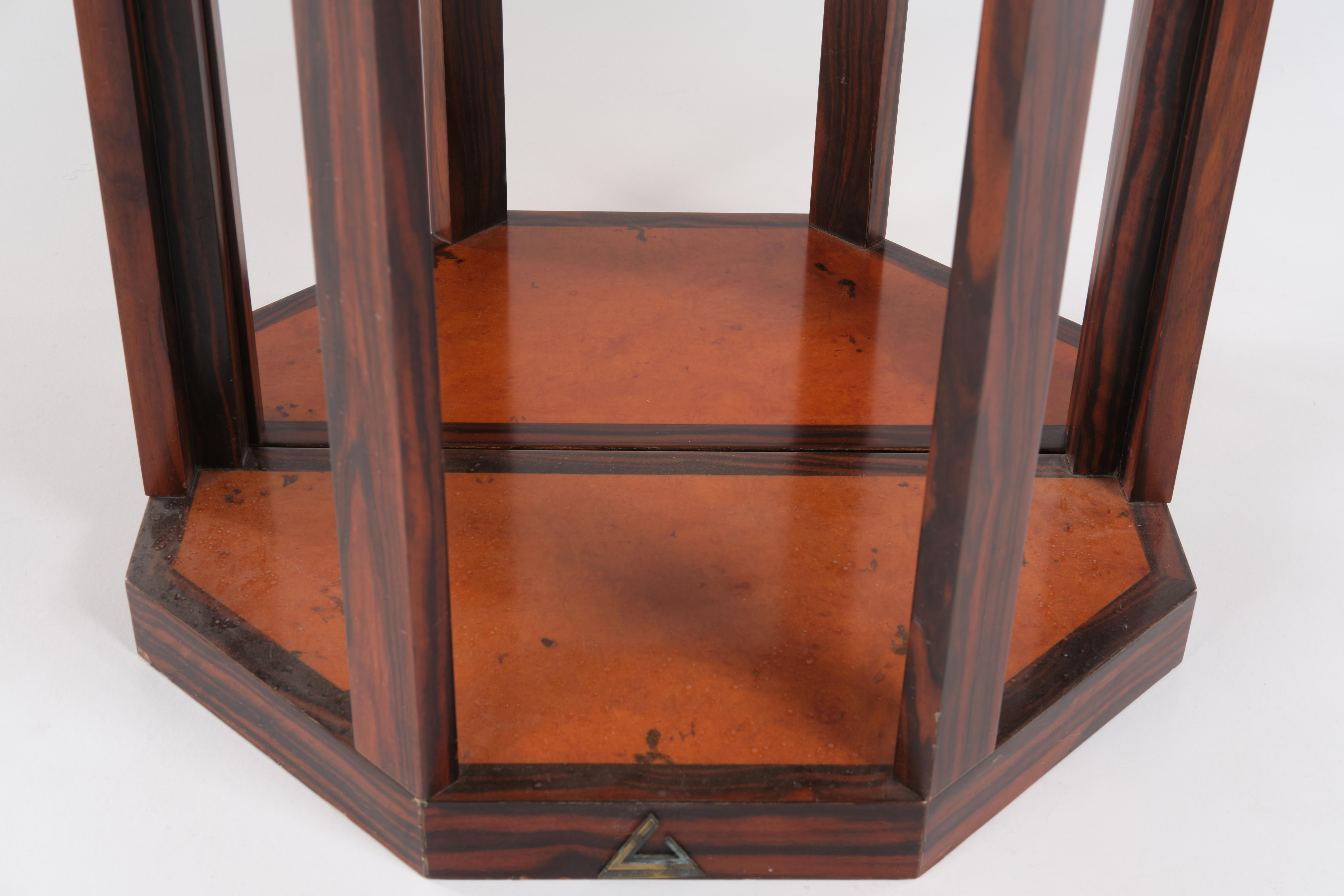 Gabriella Crespi Rare Puzzle Table in Rosewood In Good Condition In Milan, IT