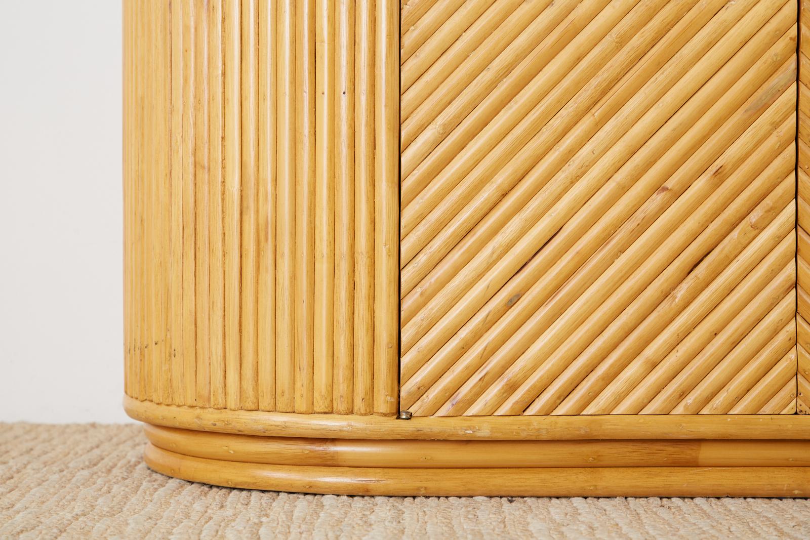 Bamboo Rattan Sideboard Server 8