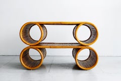 Large Scale Rattan Coffee Tables