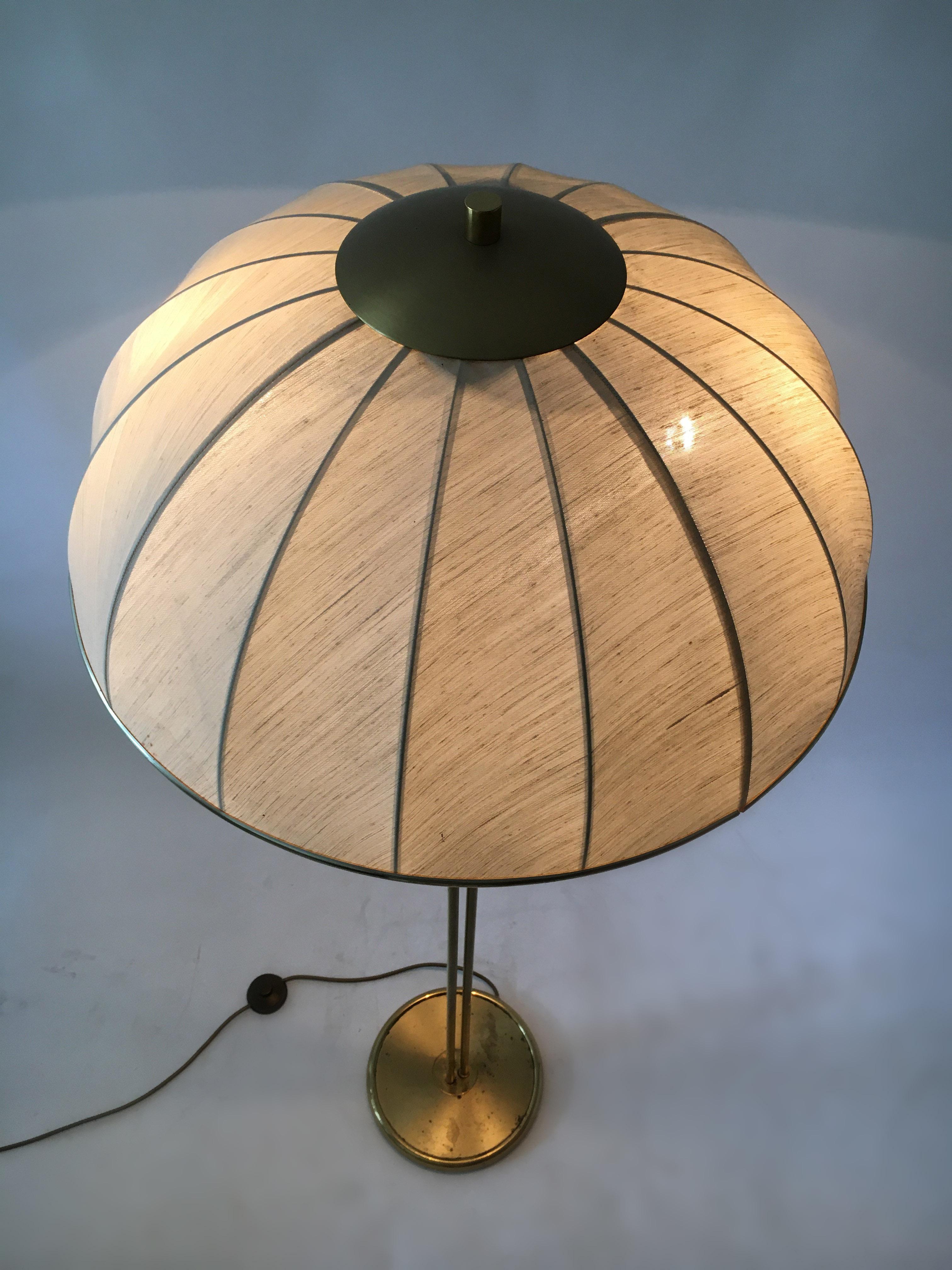 Floor Lamp Vintage Brass Model 'Fungo', Italy, 1970s 3