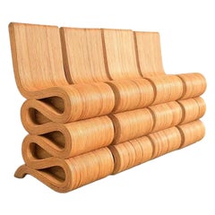 Gabriella Crespi Style Italien Tabourets de bar en rotin en forme de crayon, ensemble de quatre