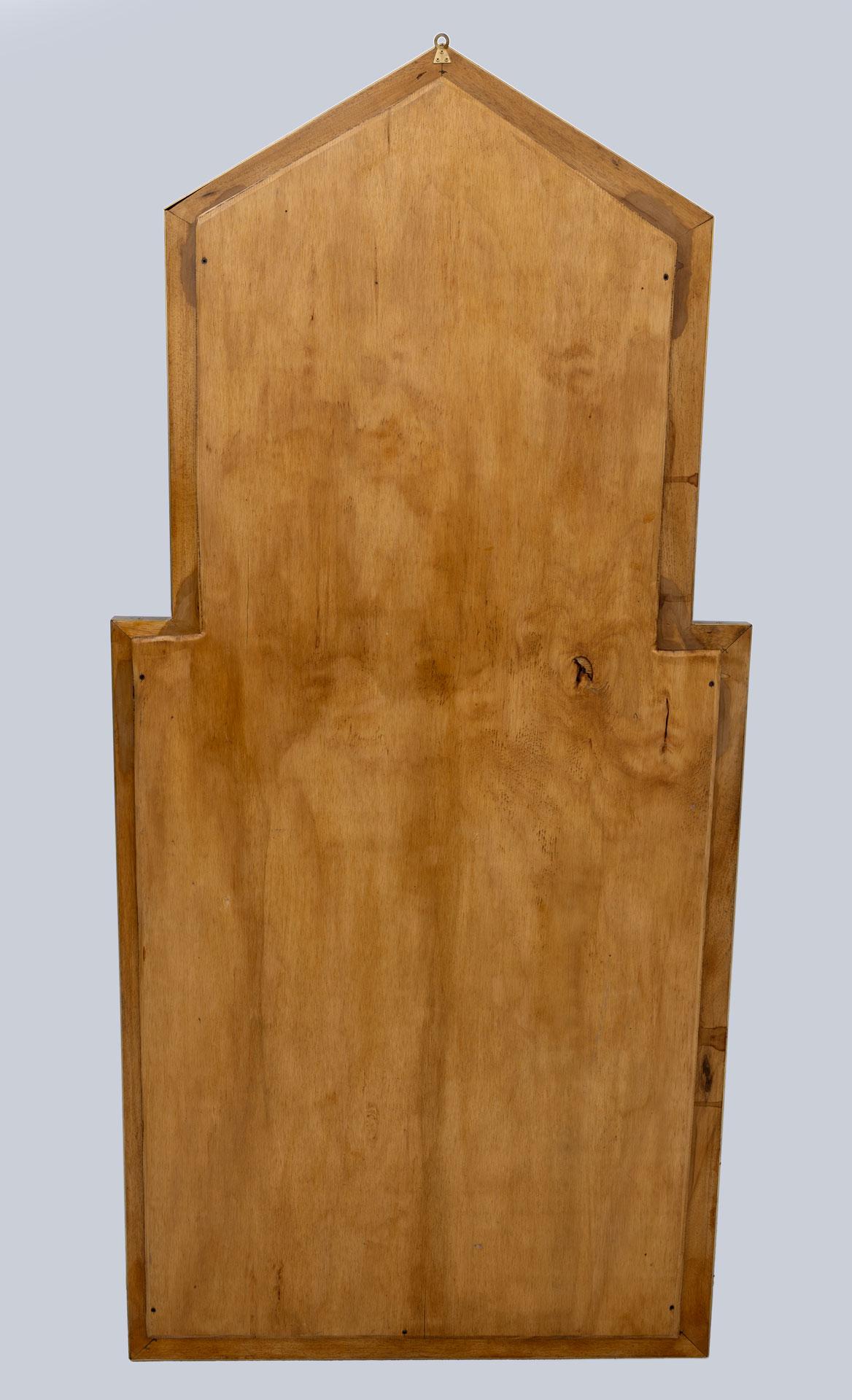 Gabriella Crespi Stil Mid-Century Modern Italienisch Holz und Messing Spiegel, Paar im Angebot 4