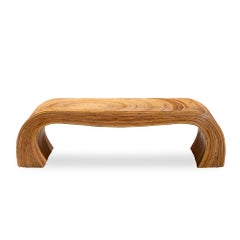 Gabriella Crespi Style Mid Century Pencil Reed Rattan Coffee Table