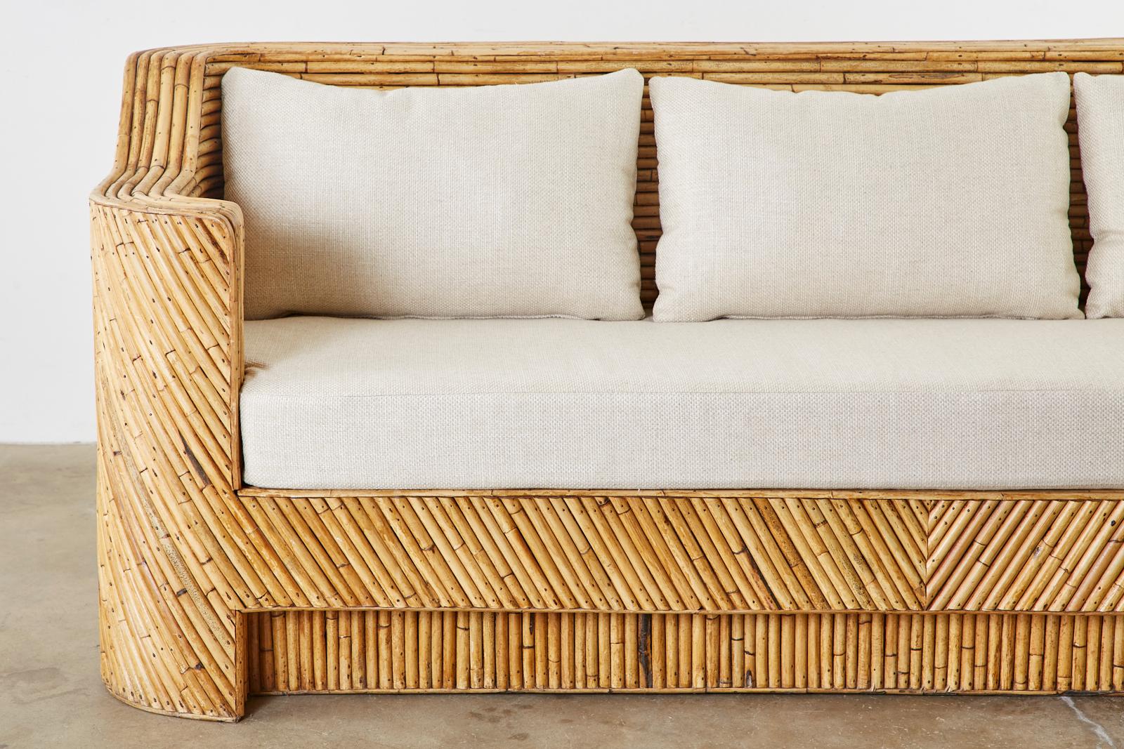 rattan couch