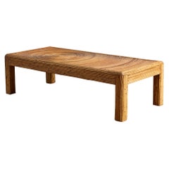 Gabriella Crespi–Style Pencil Reed Coffee Table