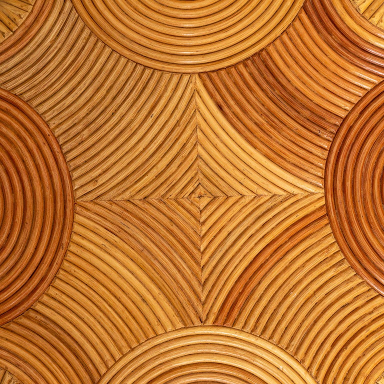 Rattan Side Table at 1stDibs