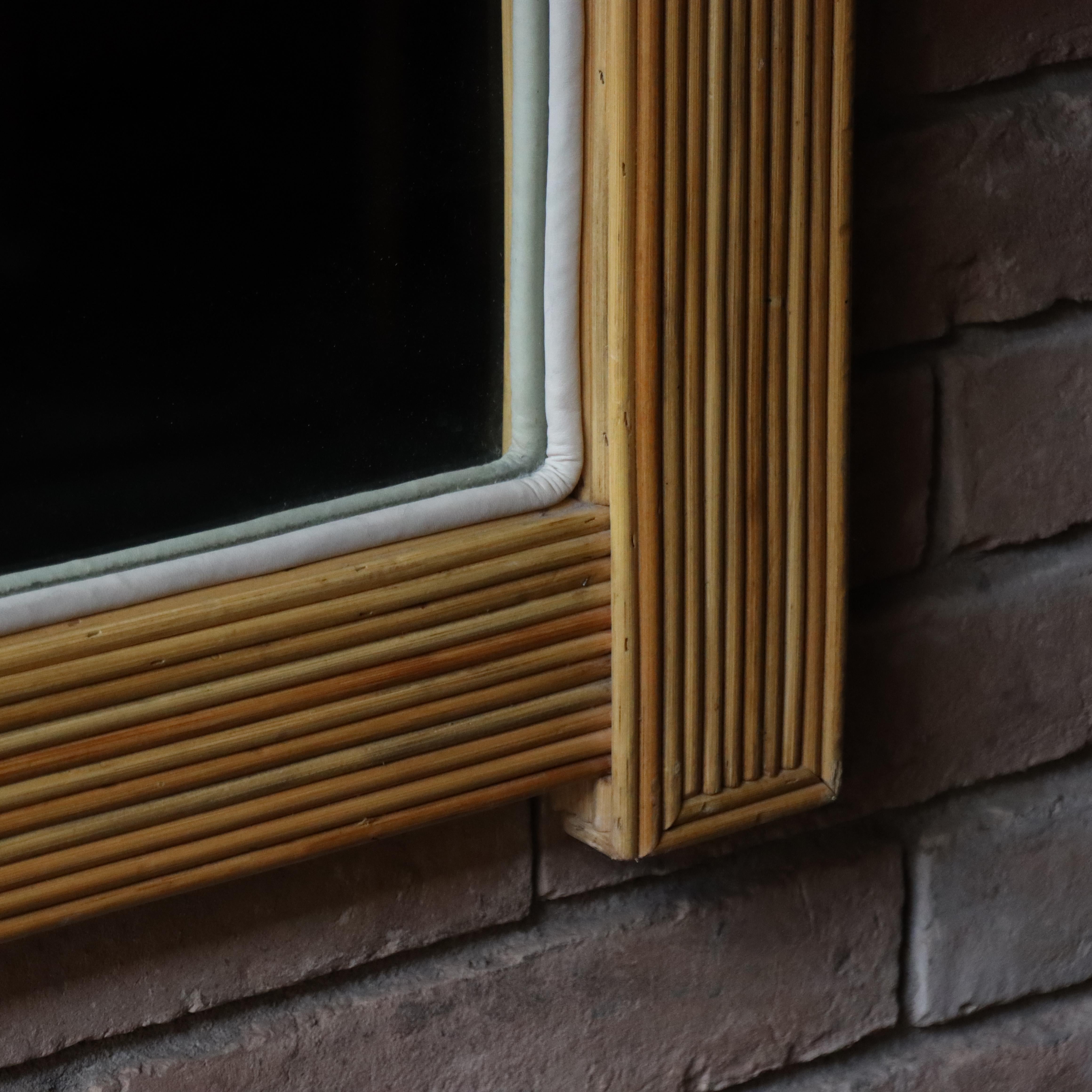 Gabriella Crespi Style Reed Organic Dresser / Mirror, 1970s 9