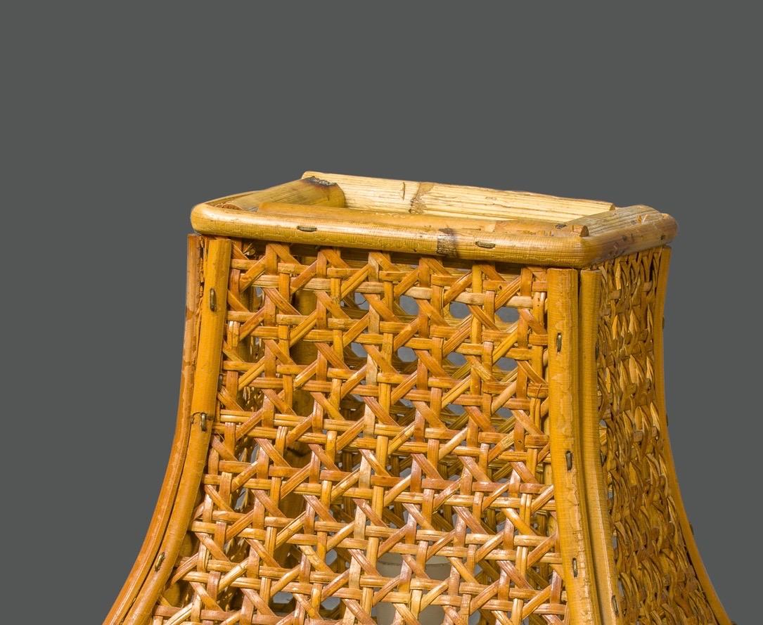 Mid-Century Modern Gabriella Crespi Style Vintage Italian Table Lamp For Sale