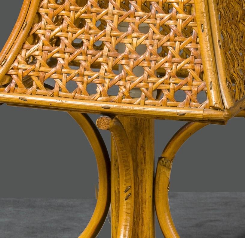 20th Century Gabriella Crespi Style Vintage Italian Table Lamp For Sale