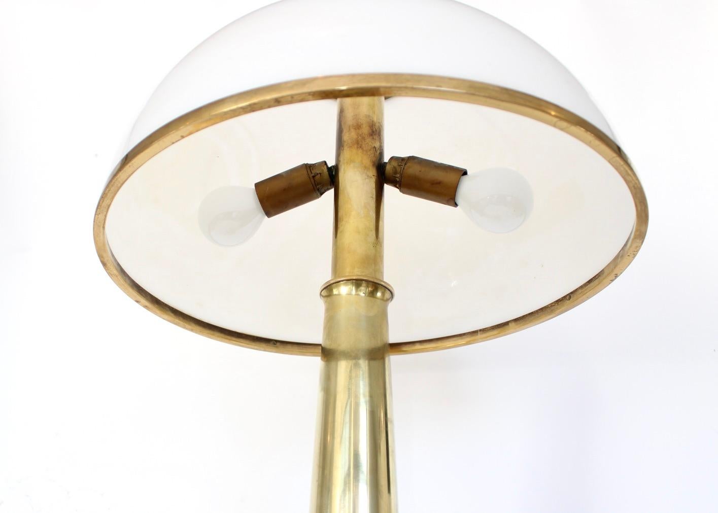 Gabriella Crespi Table Lamp Model Fungo Signed Vintage For Sale 1