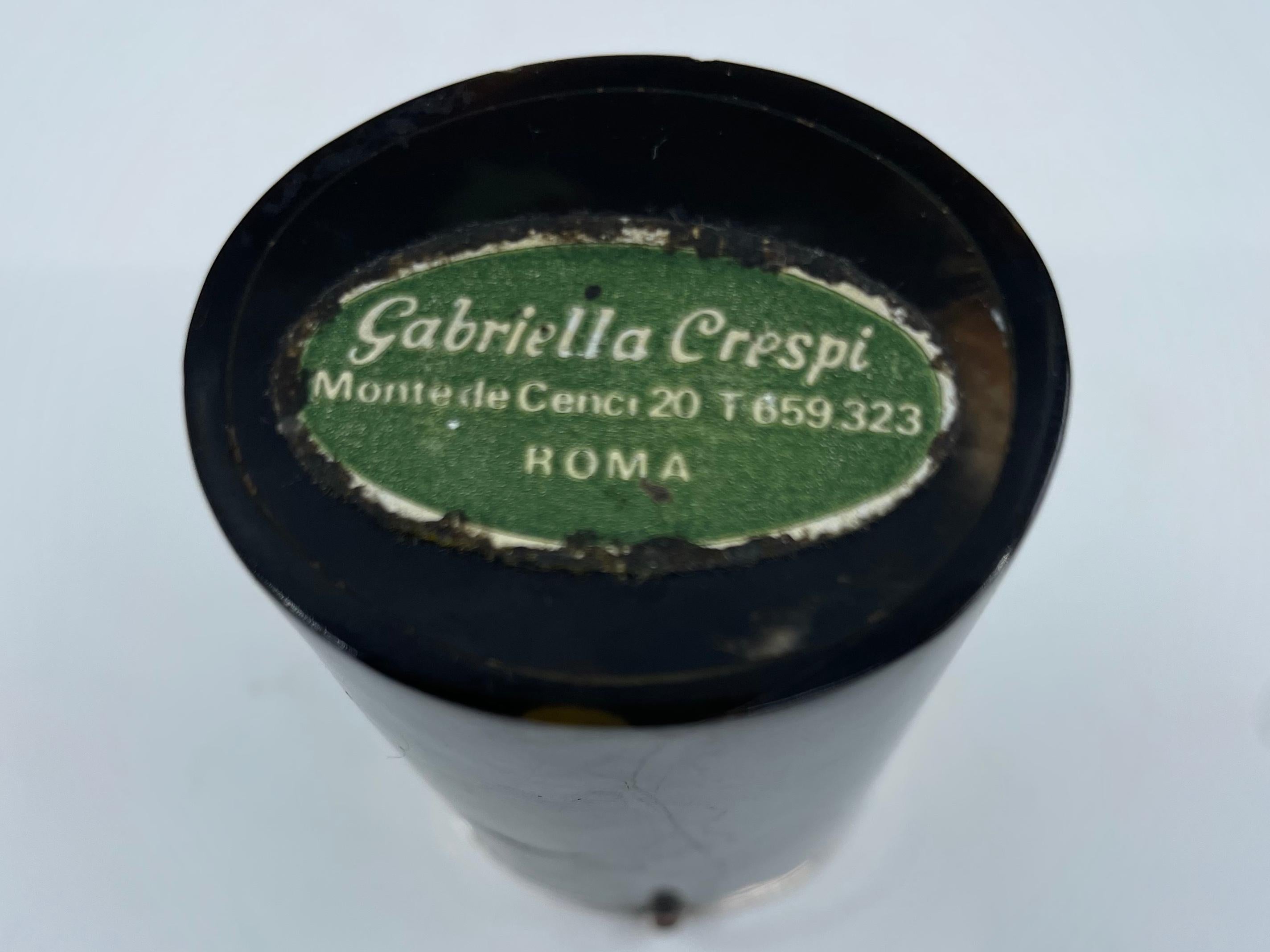 20th Century Gabriella Crespi Tortoise and Sterling Silver Box For Sale