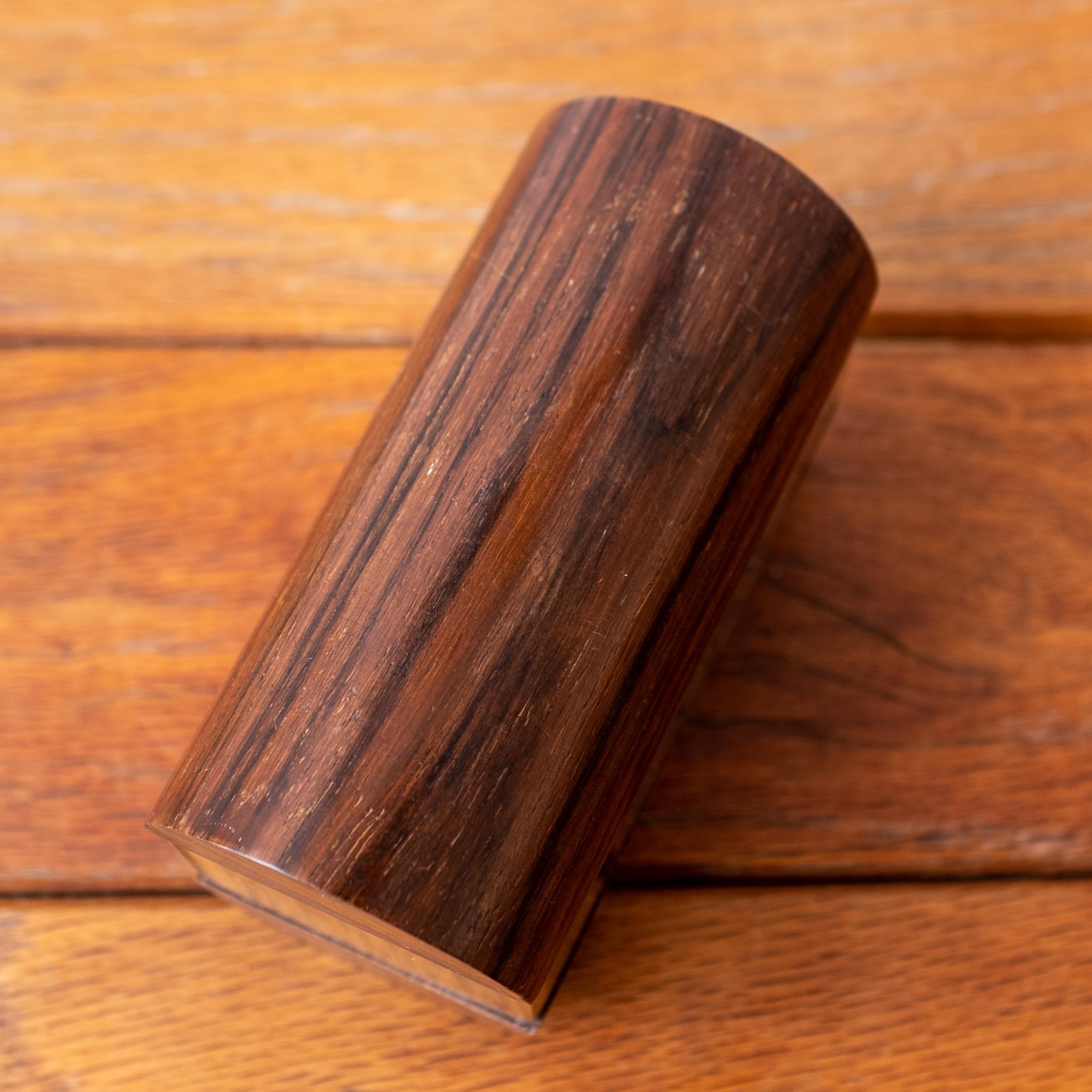Gabriella Crespi Wood and Brass Box, 1970s In Good Condition In San Diego, CA