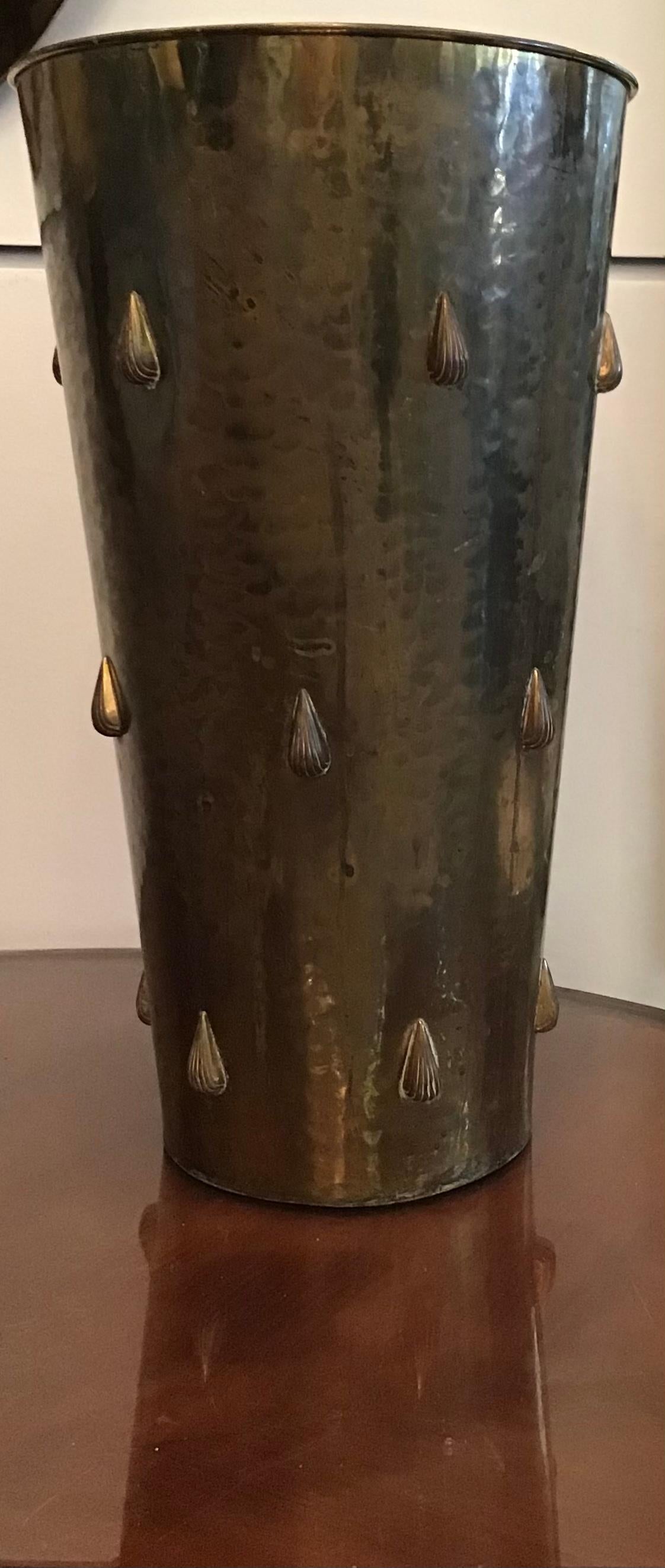 Umbrella Stand Brass, 1960, Italy For Sale 5