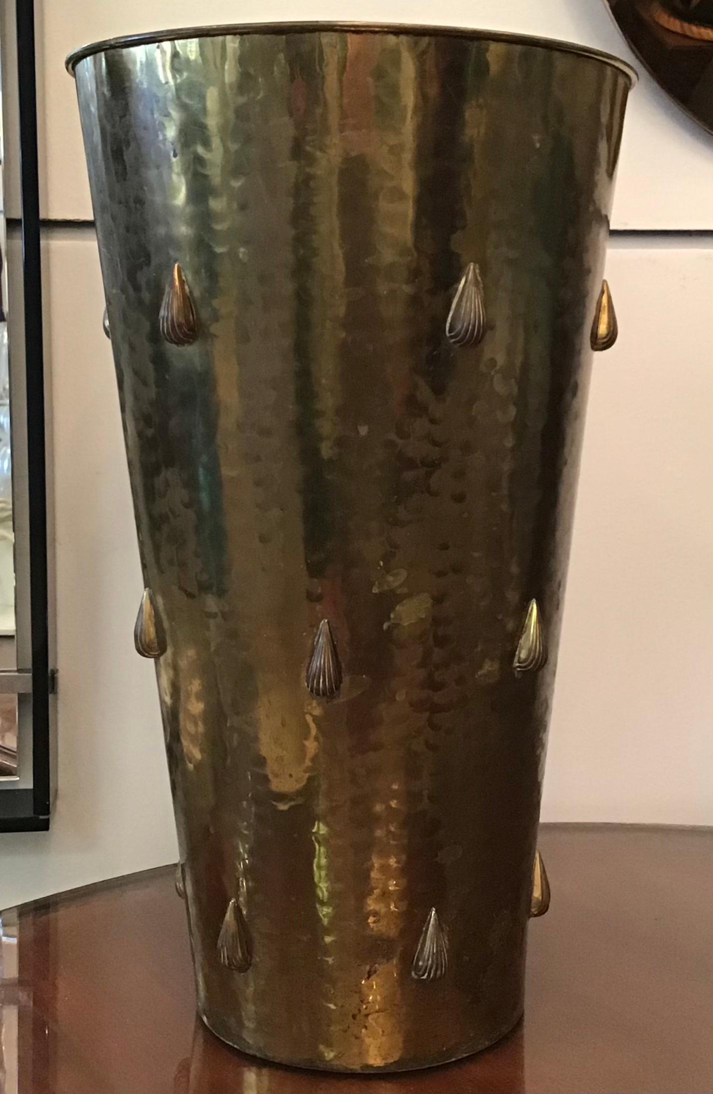 Umbrella Stand Brass, 1960, Italy For Sale 2