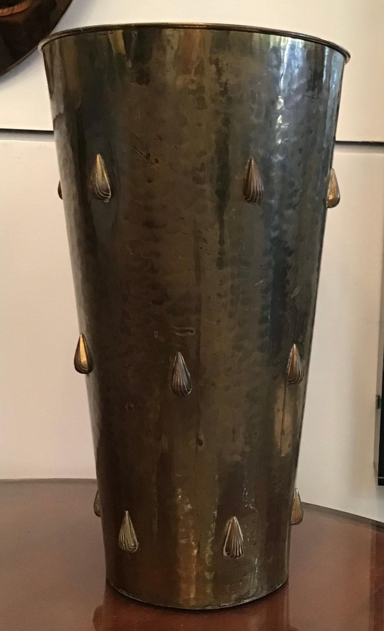 Umbrella Stand Brass, 1960, Italy For Sale 4