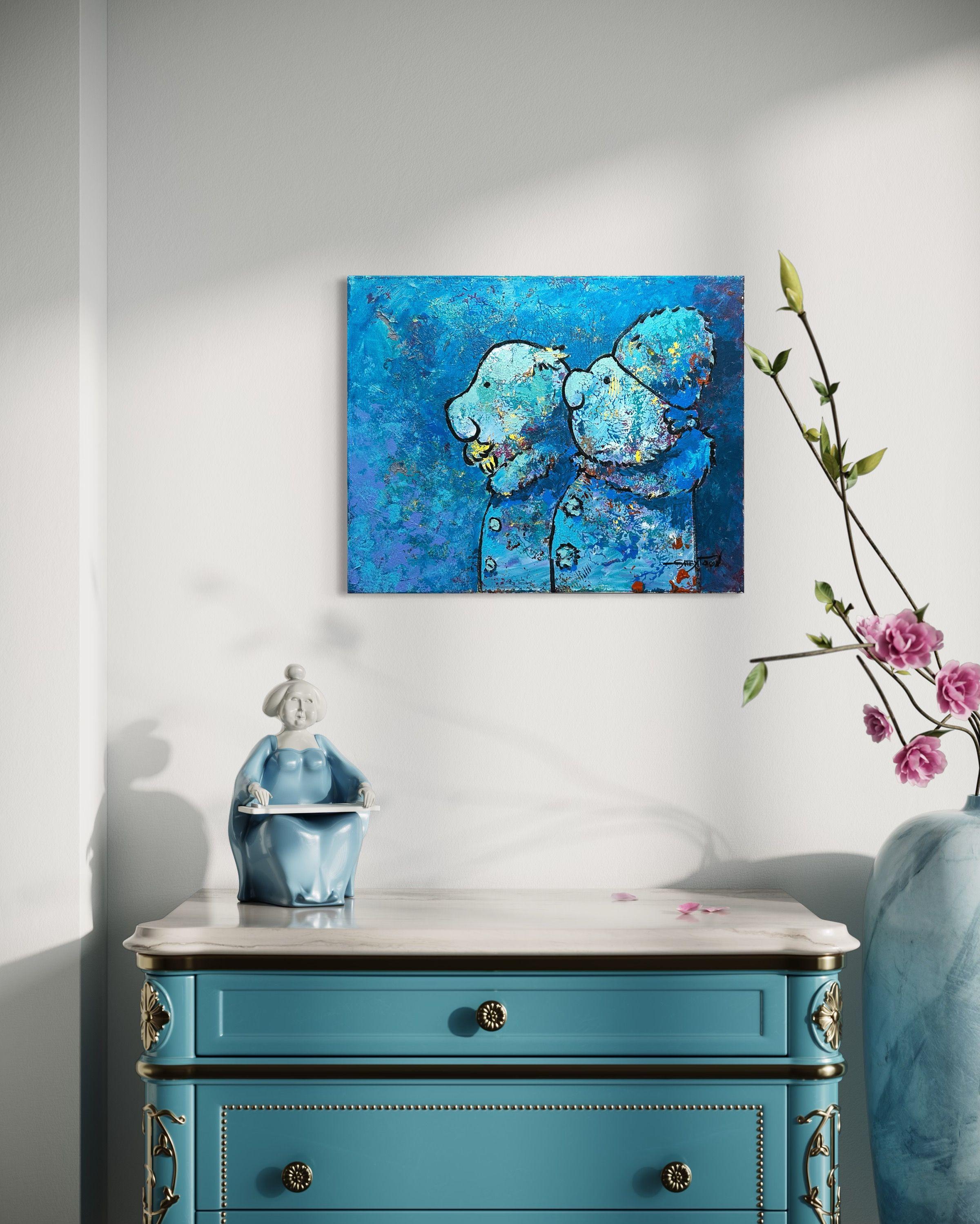 Ein Paar, Gemälde, Acryl auf Leinwand (Zeitgenössisch), Painting, von Gabriella DeLamater