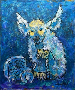 Babysitter, Painting, Acrylic on Canvas