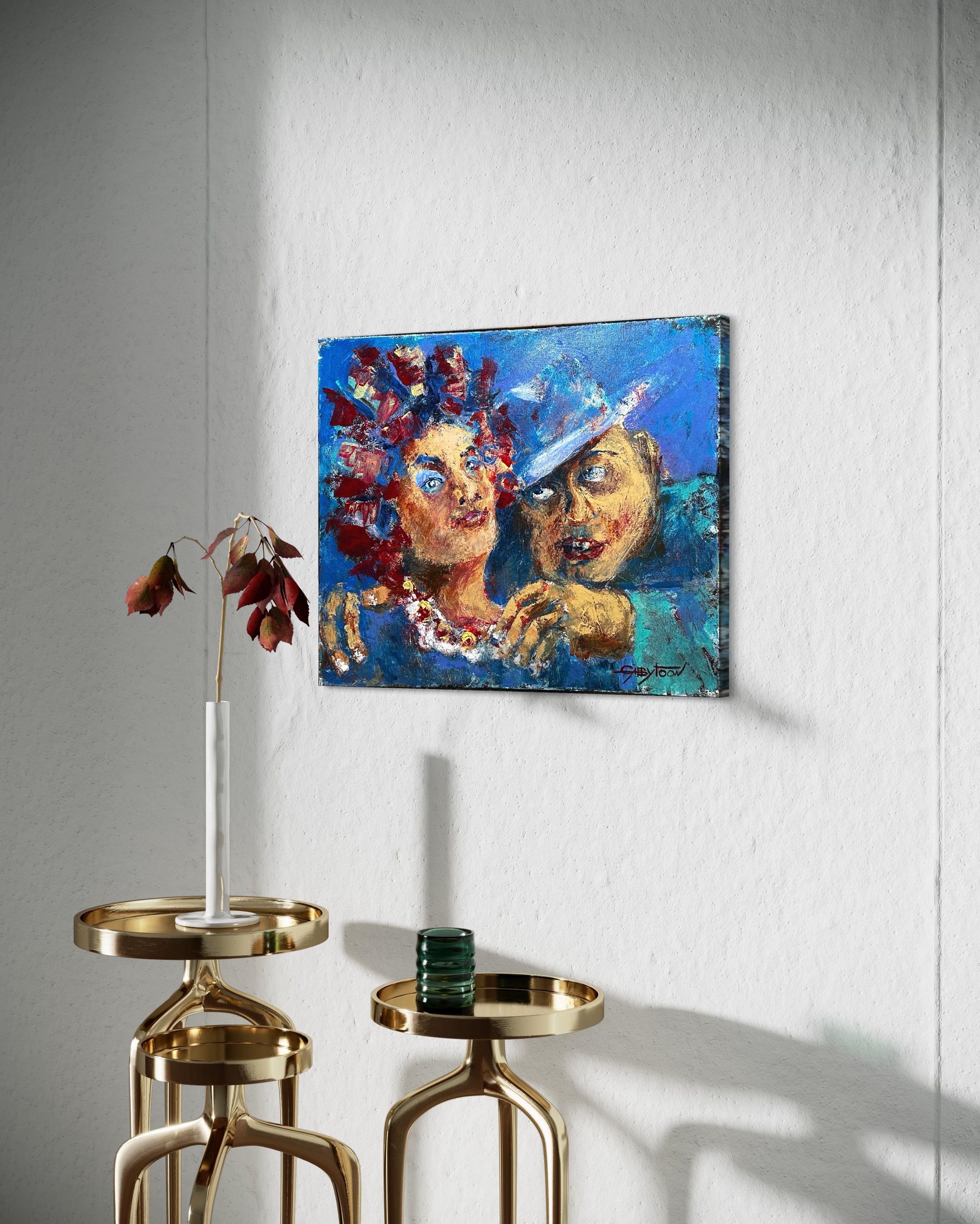 Be Mine, Gemälde, Acryl auf Leinwand im Angebot 2