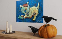 Hueso, Pintura, Acrílico sobre lienzo