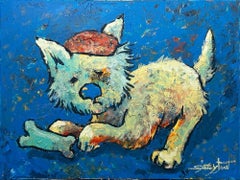 Bone, Painting, Acrylic on Canvas