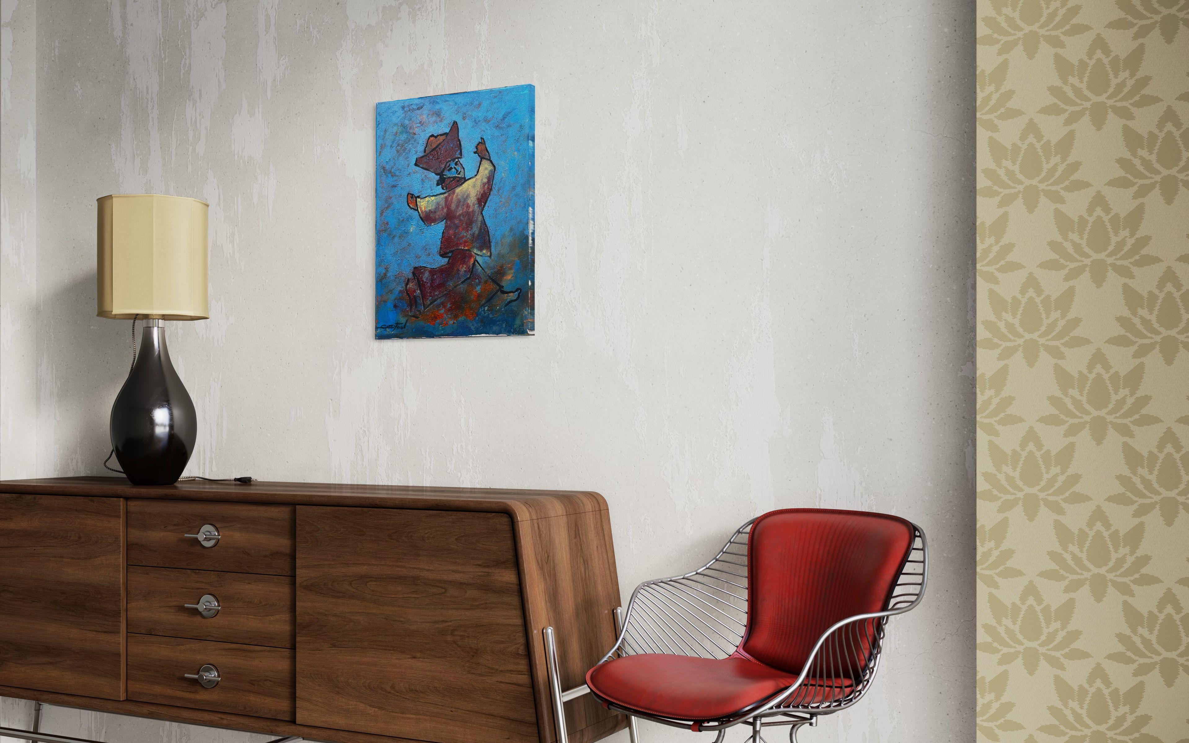 Bye Bye, Painting, Acrylic on Canvas For Sale 4
