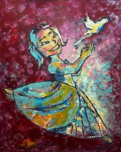 Dove Peace, Painting, Acrylic on Canvas