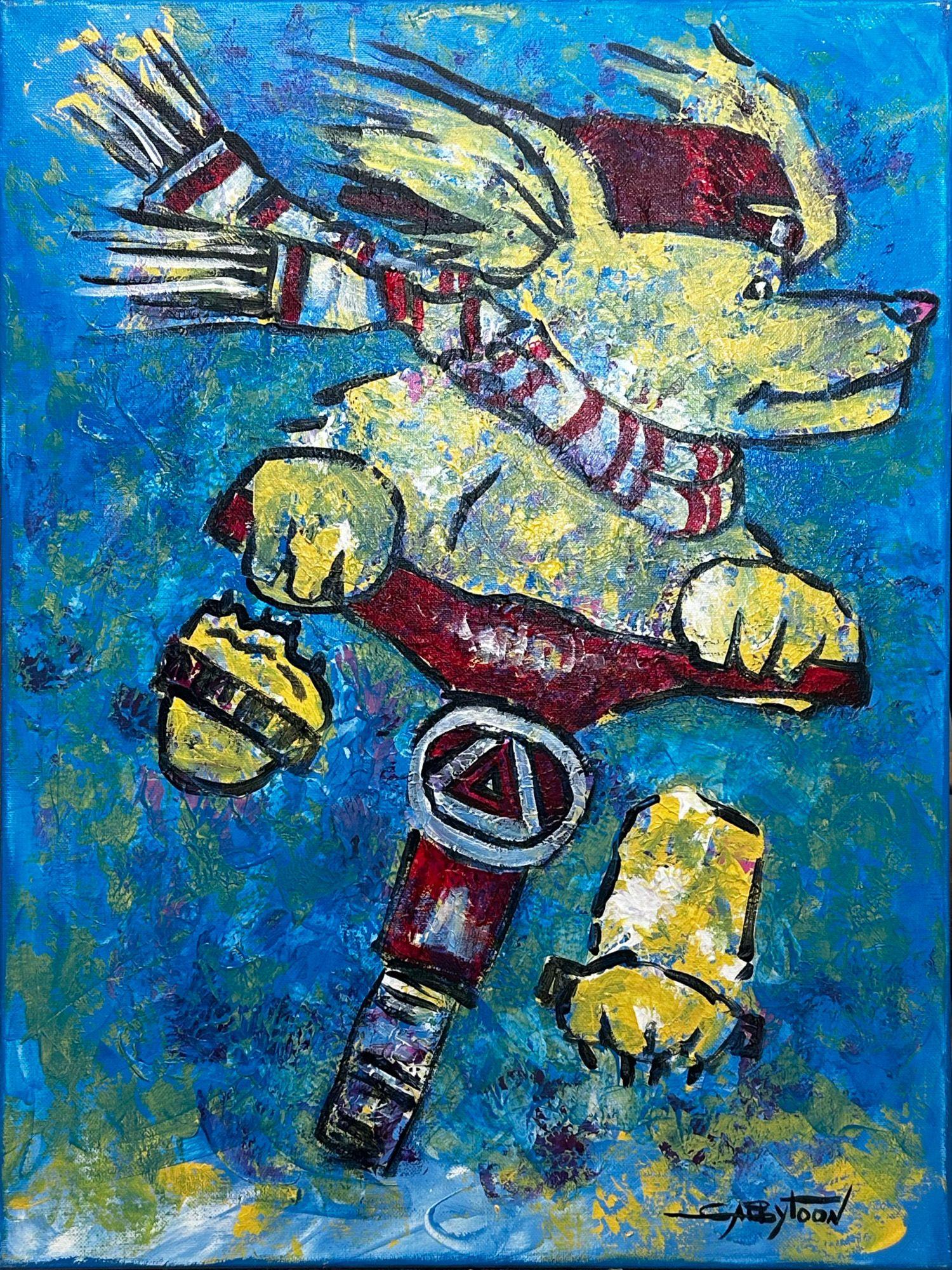 Fast Ride, Painting, Acrylic on Canvas
