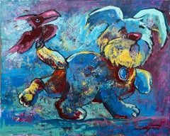 Friends, Painting, Acrylic on Canvas
