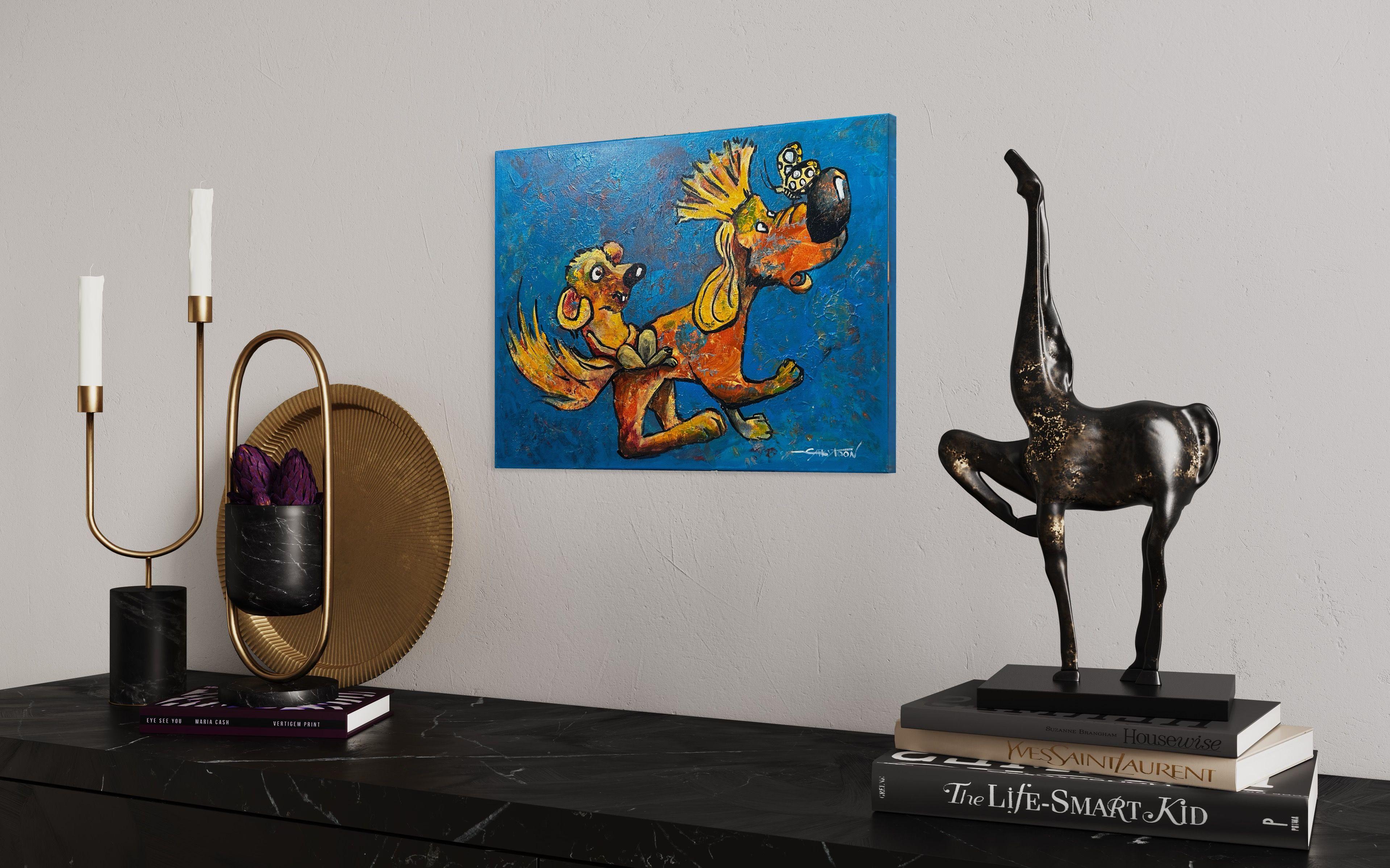 Funny Ride, Painting, Acrylic on Canvas For Sale 4