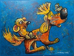 Funny Ride, Painting, Acrylic on Canvas
