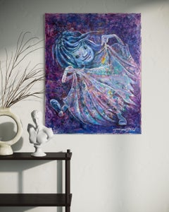 Happy Dancer, Painting, Acrylic on Canvas