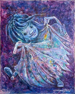 Happy Dancer, Painting, Acrylic on Canvas