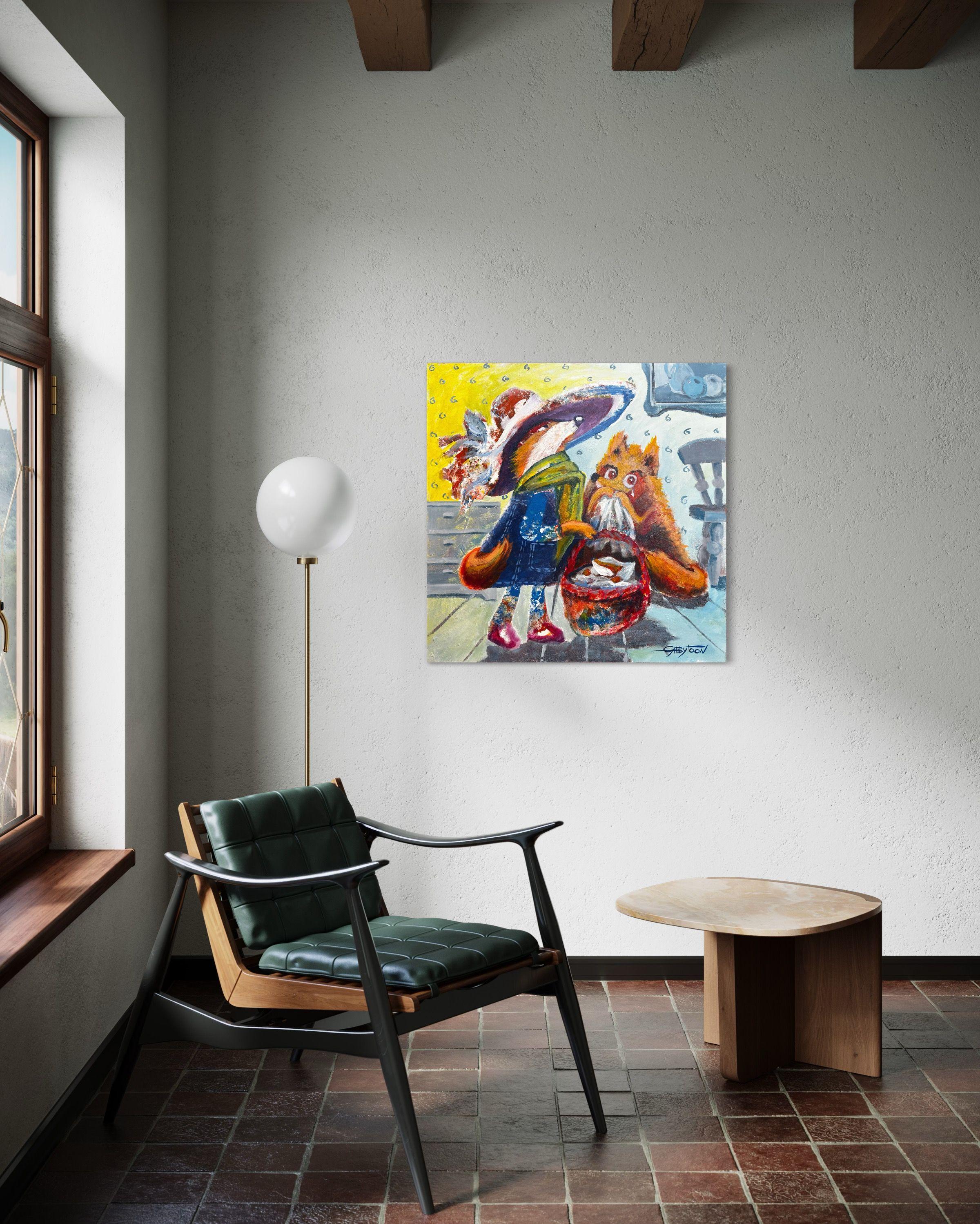 I Miss You Already, Painting, Acrylic on Canvas For Sale 3
