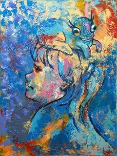 Nature Lover, Painting, Acrylic on Canvas