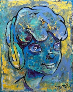 Teenager, Painting, Acrylic on Canvas
