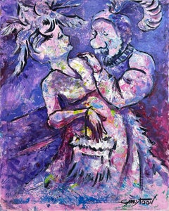 Victorian Love, Painting, Acrylic on Canvas