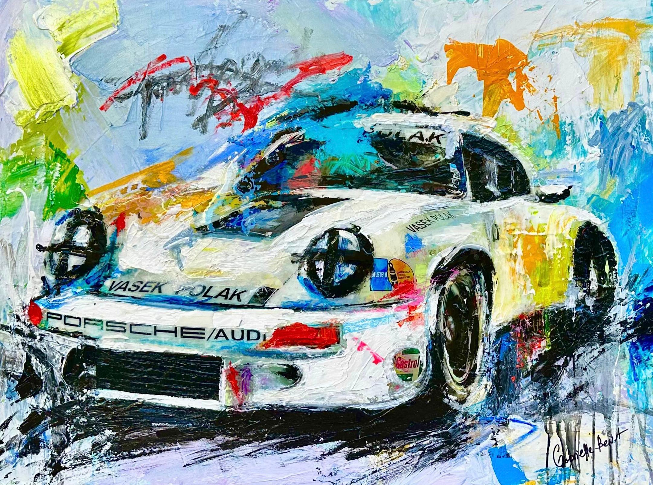 "Big Rubber", collaborazione di Gabrielle Benot e Patrick Long - Porsche Car Art