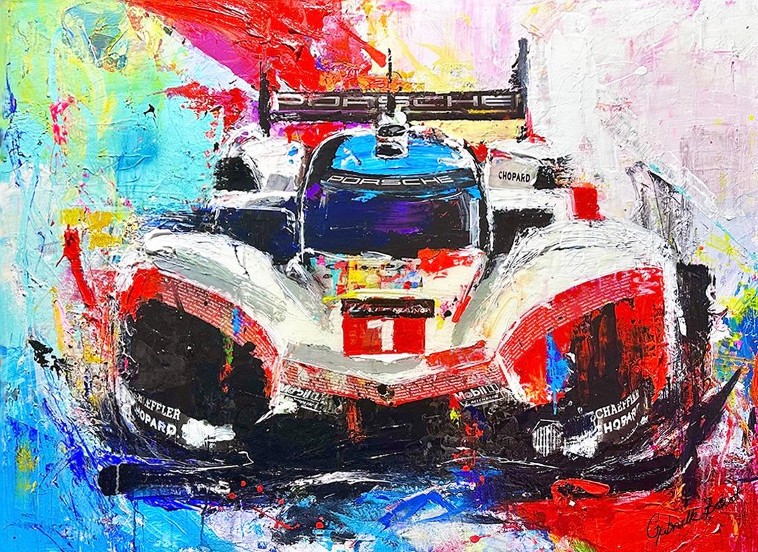 "Breaking Barriers", collaborazione di Gabrielle Benot e Timo Bernhard - Car Art