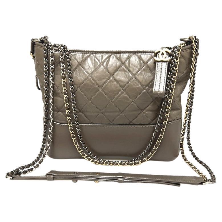 Taupe Chanel Bag - 18 For Sale on 1stDibs