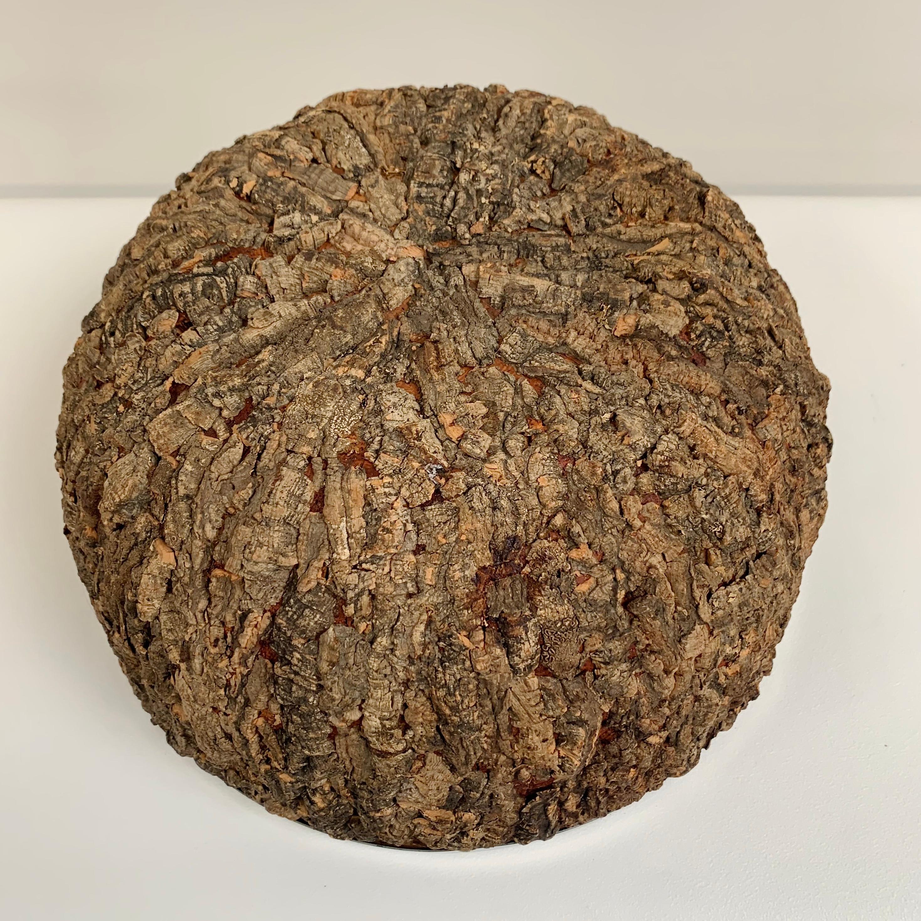 Gabrielle Crespi Signed Large Cork Bowl, circa 1974, Italy. For Sale 9