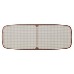 "Gabrielle" headboard queen in natural wood and straw