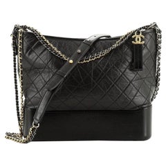 Gabrielle Hobo Quilted Aged Calfskin Large