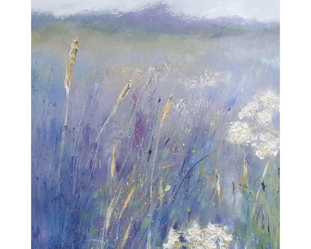 Early Morning Dew with Oil Paint on Canvas, Painting by Libbi Gooch For Sale 3